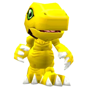 Agumon character artwork from Digimon World 3