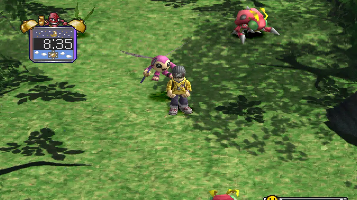 Beetle Land area in Digimon World on PlayStation