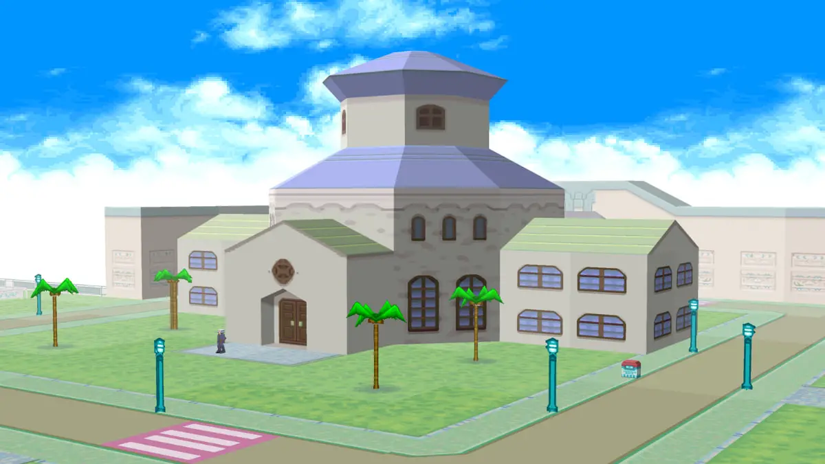 the city hall in megaman legends on the ps1
