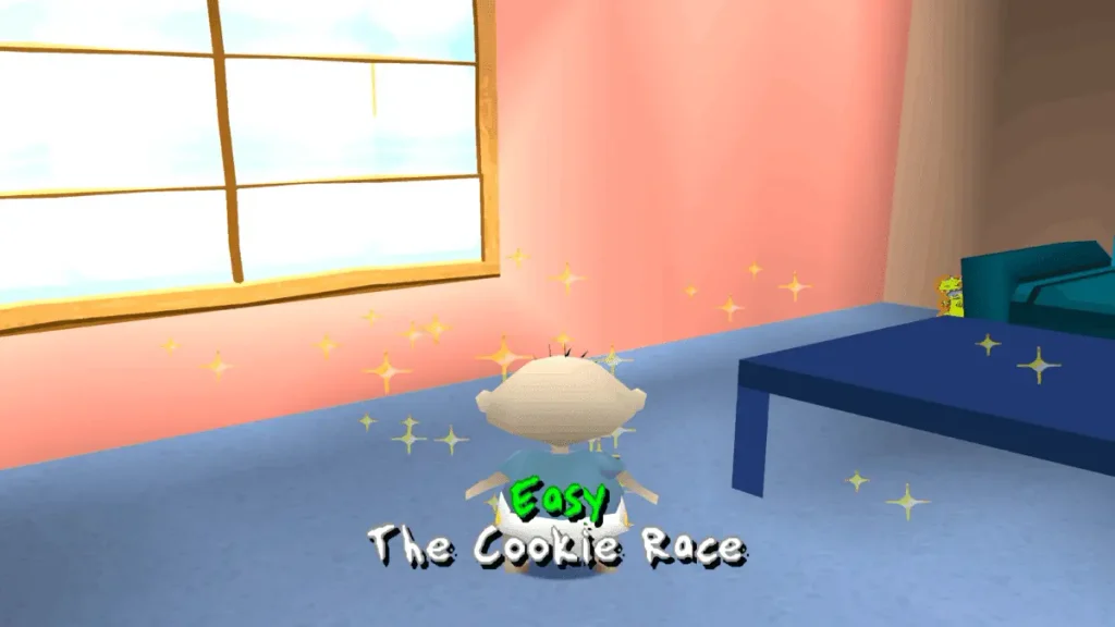 Cookie Race mission against Angelica in Rugrats Search for Reptar