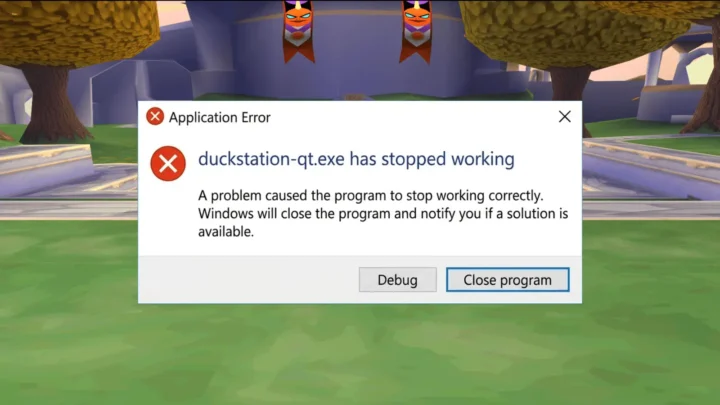 duckstation keeps crashing