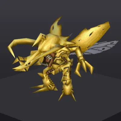 H-Kabuterimon ranked SS tier in the Digimon World 1 Ultimate tier list