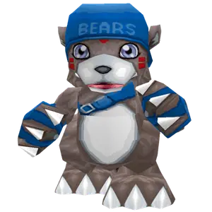 Kumamon character artwork from Digimon World 3