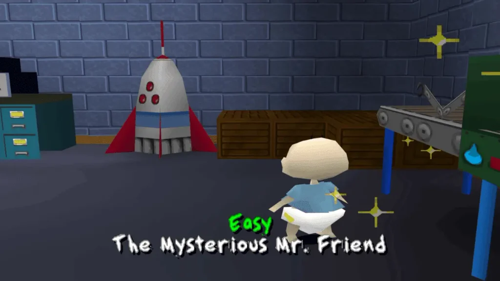 Mr. Friend robot toys attacking Tommy in Rugrats Search for Reptar