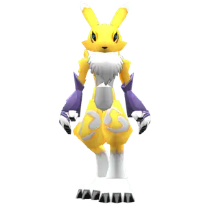 Renamon character artwork from Digimon World 3