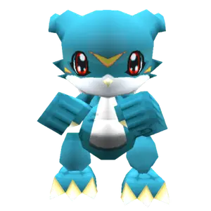 Veemon character artwork from Digimon World 3