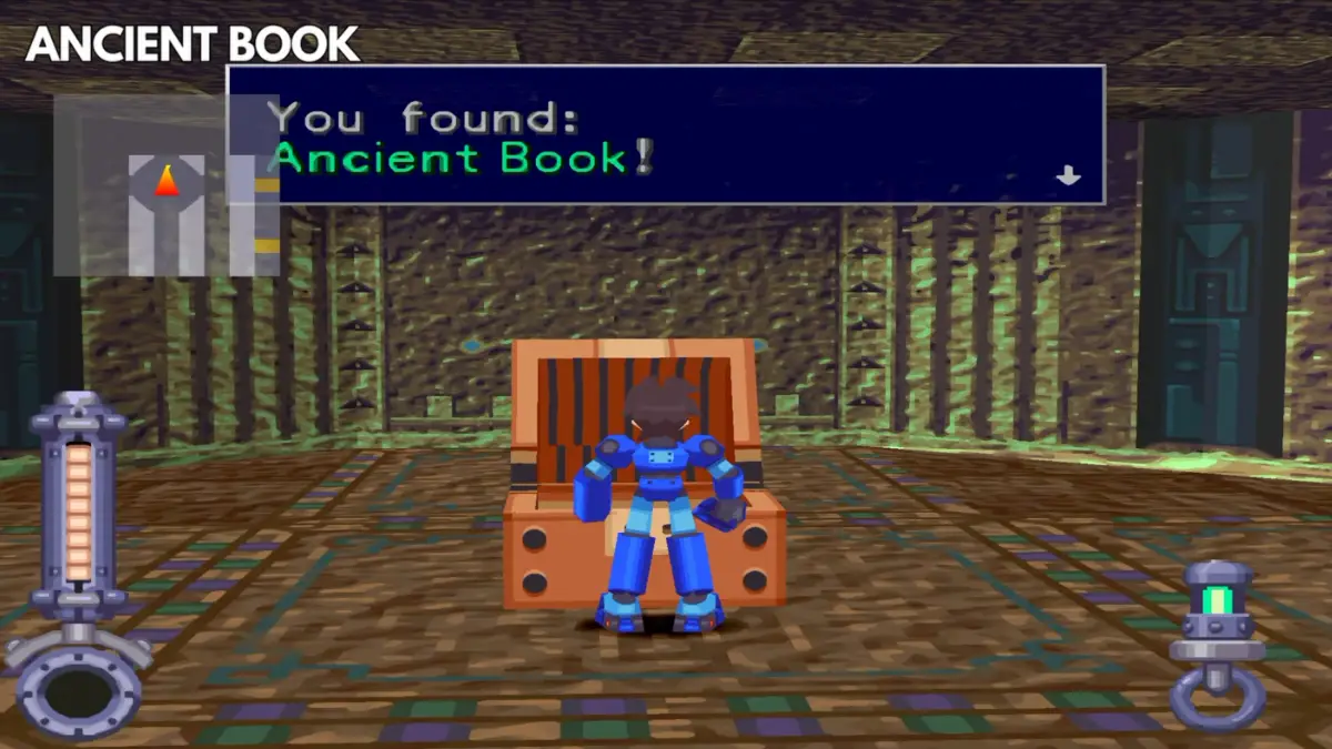 Ancient Book component used to create Spread Buster in Mega Man Legends