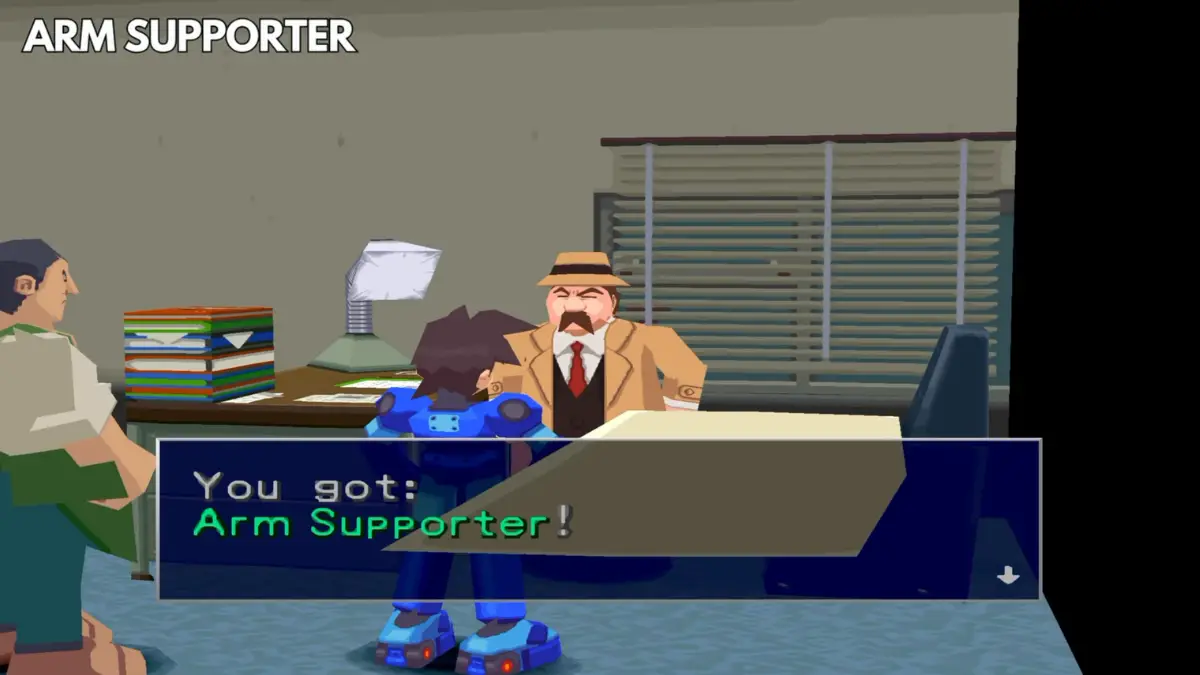 Arm Supporter component used to create Spread Buster in Mega Man Legends
