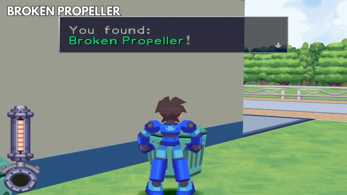 Broken Propeller component in Mega Man Legends
