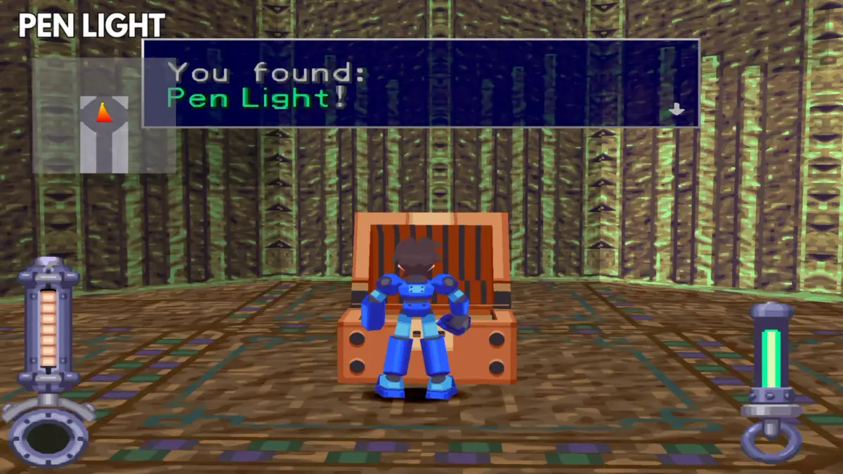 Pen Light component used to create Blade Arm in Mega Man Legends