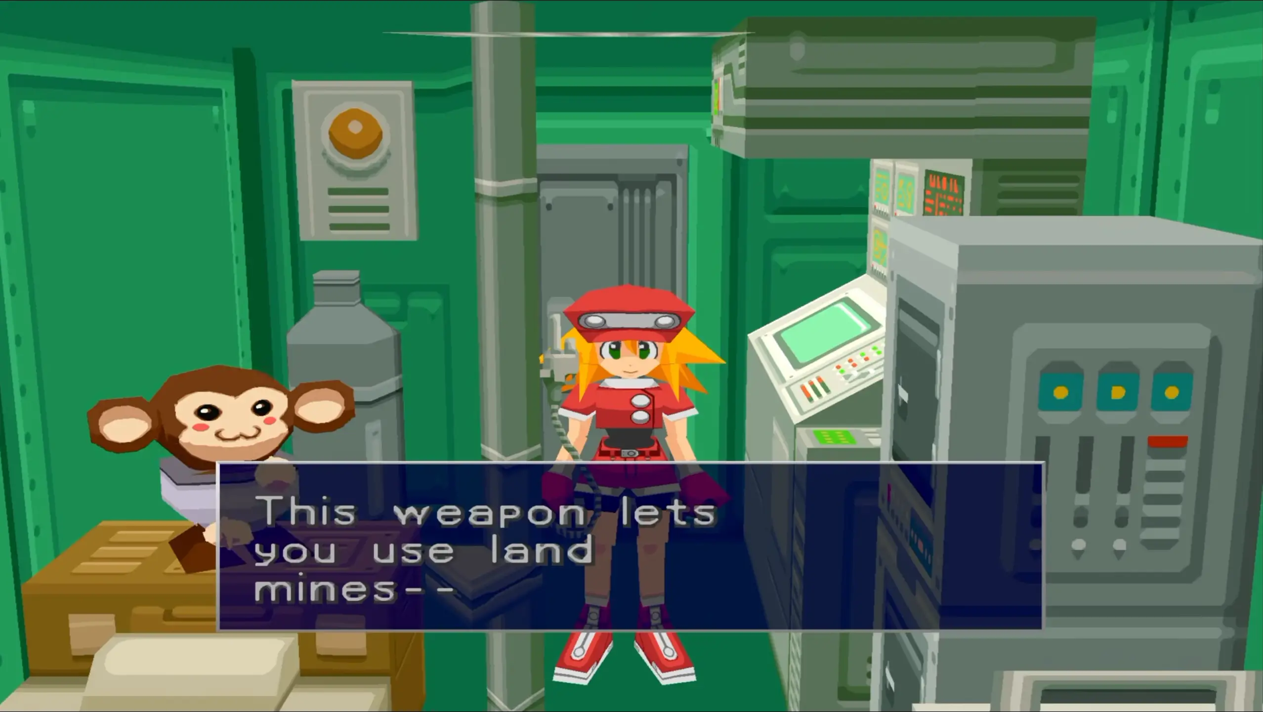 Mine Parts Kit used to develop Splash Mine in Mega Man Legends