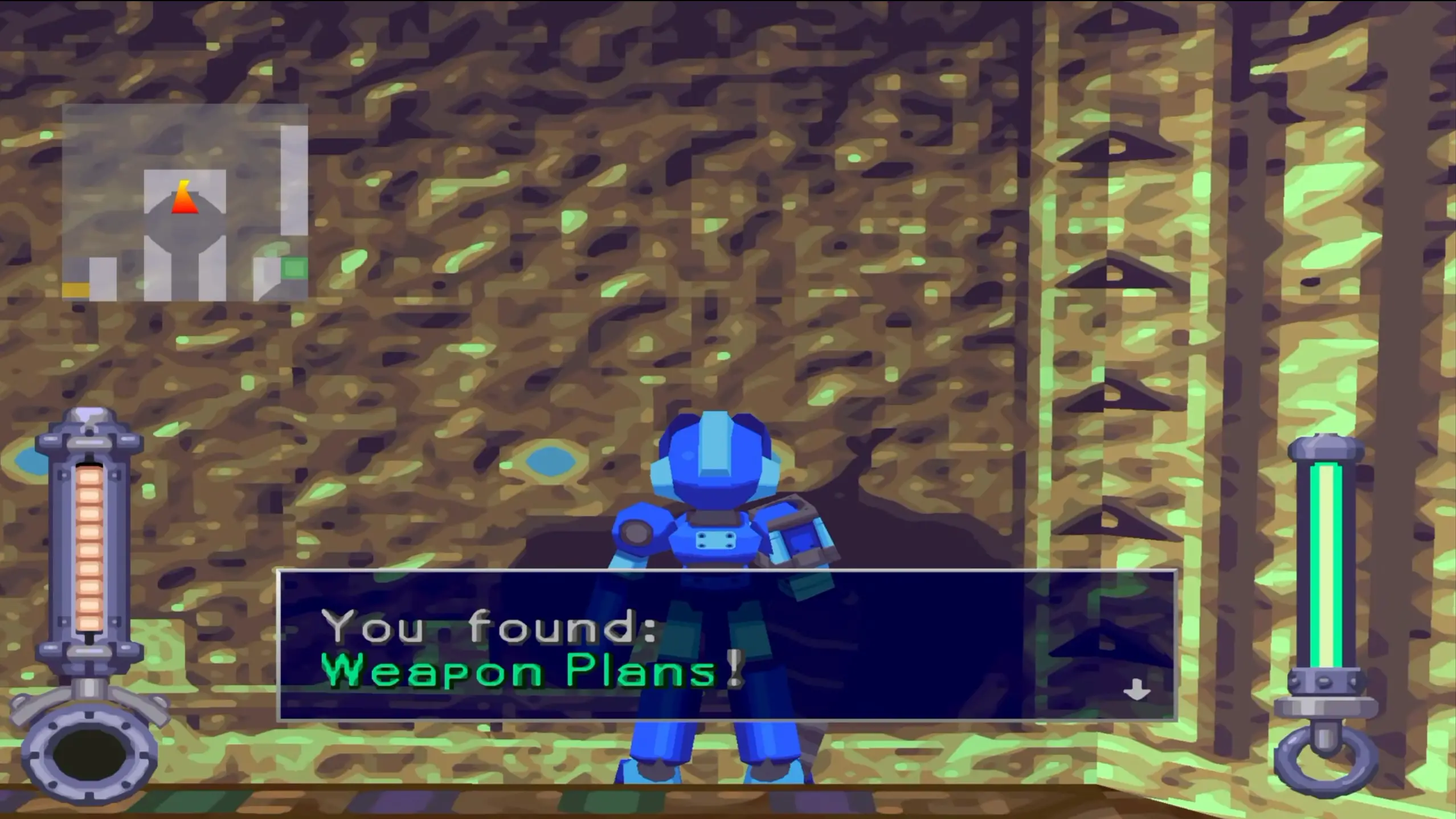 Weapon Plans component used to create Shining Laser in Mega Man Legends